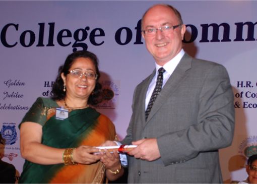 International Faculty Award - For contribution to Global Initiatives at H.R. College of Commerce and Economics